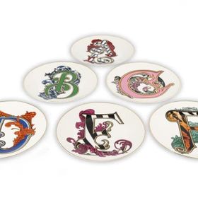 Mikasa Moor Alfabet 6'lı 20 cm Pasta Tabağı