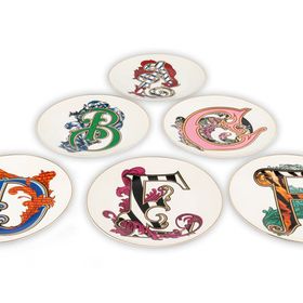 Mikasa Moor Alfabet 6'lı 20 cm Pasta Tabağı