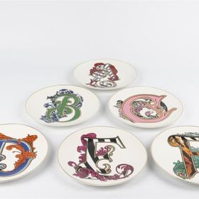 Mikasa Moor Alfabet 6'lı 20 cm Pasta Tabağı