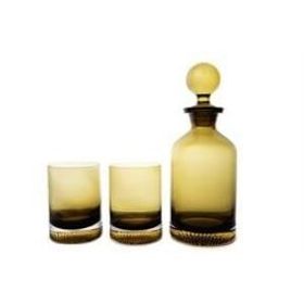 Mikasa Moor Amber Gold 3 Parça Viski Seti