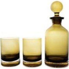 Mikasa Moor Amber Gold 3 Parça Viski Seti