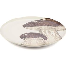 Mikasa Moor Amorf Kahve Seramik 23 cm Pasta Tabağı