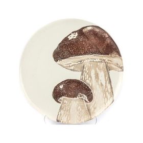 Mikasa Moor Amorf Kahve Seramik 23 cm Pasta Tabağı