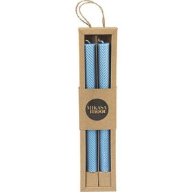 Mikasa Moor Balık Sırtı Açık Mavi Mat 25 cm 2'li Mum