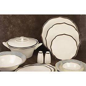 Mikasa Moor Bellini Siyah 74 Parça Yemek Takımı