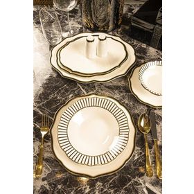 Mikasa Moor Bellini Siyah 74 Parça Yemek Takımı