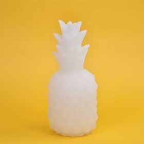 Mikasa Moor Beyaz 22 cm Ananas Ledli Mum