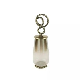 Mikasa Moor Beyaz Bronz Cam Halat 49x14 cm Detaylı Obje