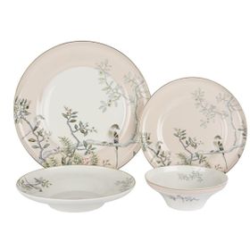 Mikasa Moor Bird Garden Yavru Ağzı 24 Parça Yemek Takımı