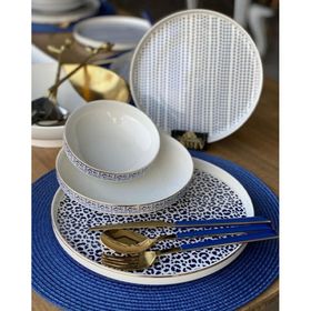 Mikasa Moor Blue Modern 24 Parça Yemek Takımı