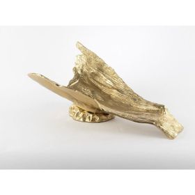 Mikasa Moor Bronz Yaprak 44x24x21 cm Dekor Obje