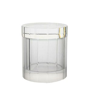 Mikasa Moor Clear Frosted Cam 10x10x12 cm Dekoratif Kutu