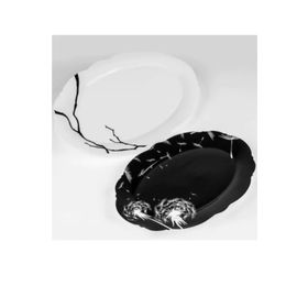 Mikasa Moor Dandelions 2'li Oval Servis Tabak