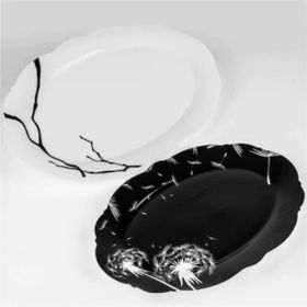 Mikasa Moor Dandelions 2'li Oval Servis Tabak