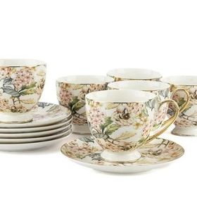 Mikasa Moor Floral Land 6'lı 200 cc Çay Fincanı Seti