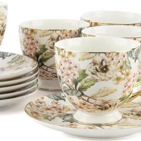 Mikasa Moor Floral Land 6'lı 200 cc Çay Fincanı Seti