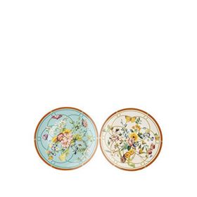 Mikasa Moor Gardenia Luxe Desenli Porselen 2'li 27 cm Servis Tabağı