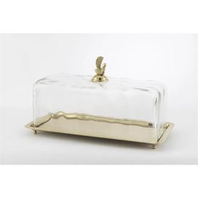 Mikasa Moor Gold Dik 35x17x20 cm Cam Kapaklı Sunumluk