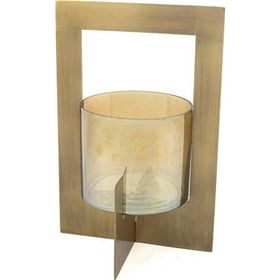 Mikasa Moor Gold Gri 21x21x32 cm Cam Mumluk
