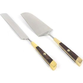 Mikasa Moor Gold Gümüş 2'li Kek Servisi