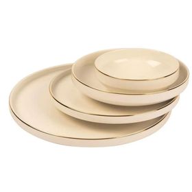 Mikasa Moor Gold Modern Altın 24 Parça Yemek Takımı Seti
