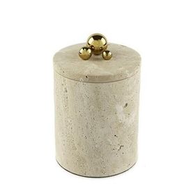 Mikasa Moor Gold Toplu Küçük Bej 10x10x15 cm Mermer Kavanoz