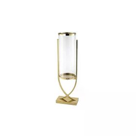 Mikasa Moor Gold X Ayaklı Metal Cam16x21x68 cm Mumluk