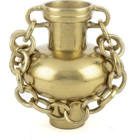 Mikasa Moor Gold Zincirli 20x27 cm Metal Vazo
