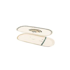 Mikasa Moor Grace 2'li 42 cm + 34 cm Oval Servis Tabağı