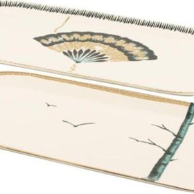 Mikasa Moor Grace 2'li 42 cm + 34 cm Oval Servis Tabağı