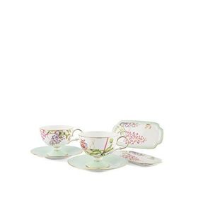 Mikasa Moor Happily Porselen 6 Parça 2li Çay Fincanı Seti