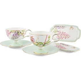 Mikasa Moor Happily Porselen 6 Parça 2li Çay Fincanı Seti