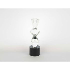 Mikasa Moor Kristal 27x8 cm Şeffaf Şamdan