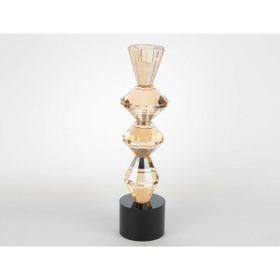 Mikasa Moor Kristal 33x8 cm Şampanya Mumluk