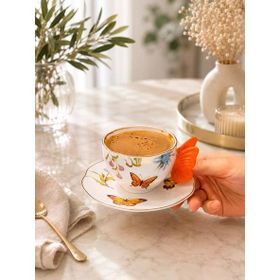 Mikasa Moor Mariposa 6lı 120 cc Kahve Fincanı Seti