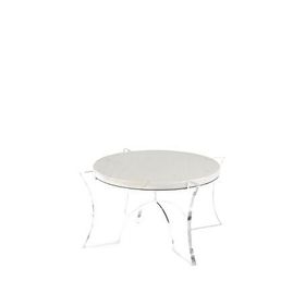 Mikasa Moor Mermer Akrilik Ayaklı Beyaz 31 cm Servis Standı