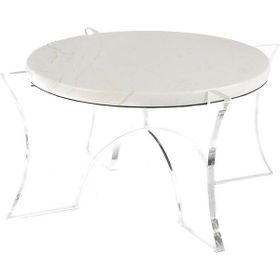Mikasa Moor Mermer Akrilik Ayaklı Beyaz 31 cm Servis Standı
