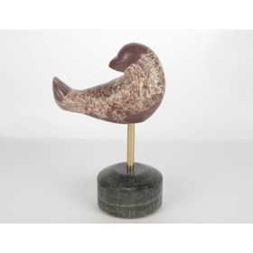 Mikasa Moor Mermer Metal Çubuk Kuş 14x22 cm Obje