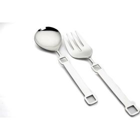 Mikasa Moor Mira Gümüş 2li Salata Servis Seti