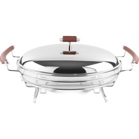 Mikasa Moor Nappa Cam Kapaklı 46x30x20 cm Oval Servis
