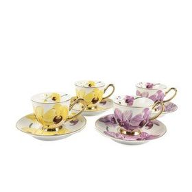 Mikasa Moor New Bloom Renkli Kahve Fincanı Seti