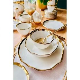Mikasa Moor P038.370282 Triangular Gold 24 Prç Yemek Takımı