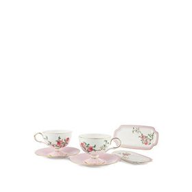 Mikasa Moor Peachy Porselen 6 Parça 2li Çay Fincanı Seti