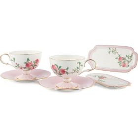 Mikasa Moor Peachy Porselen 6 Parça 2li Çay Fincanı Seti