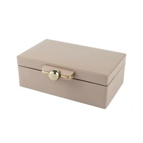 Mikasa Moor Rex Pembe Deri Gold 27x20x9 cm Kulplu Kutu