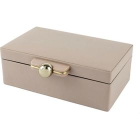 Mikasa Moor Rex Pembe Deri Gold 27x20x9 cm Kulplu Kutu