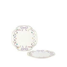 Mikasa Moor Romantic Charm Desenli Porselen 25 cm 2'li Servis Tabağı