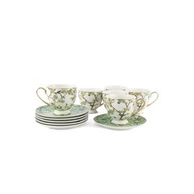 Mikasa Moor Secret Garden 6'lı 200 cc Çay Fincanı Seti