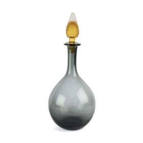 Mikasa Moor Virella Yeşil Cam 21x52 cm Kapaklı Vazo