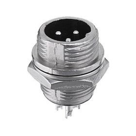 Mike 3 Pin 12 mm Erkek Konnektör